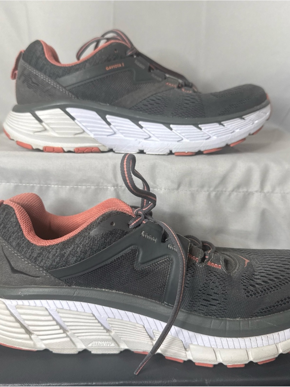Women's Gray and Coral Glydeon 3 Running Shoes size 7 women’s